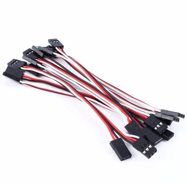 HITEC 150mm 200mm 300mm 500mm 600mm 800mm 1000mm Male to Male Servo Extension Cord Lead Futaba JR Wire Cable